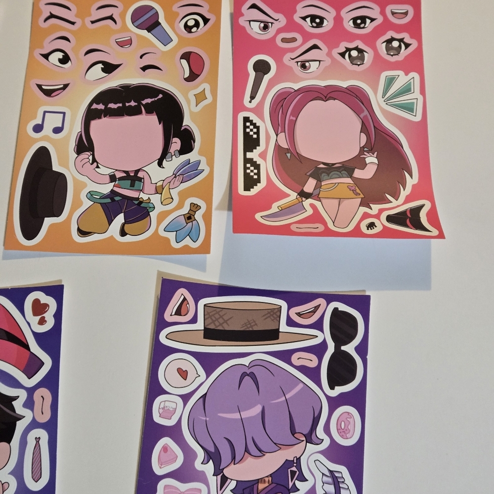 ๐๐ K-Pop Demon Hunters Characters Sticker Set - Picture 5 of 9